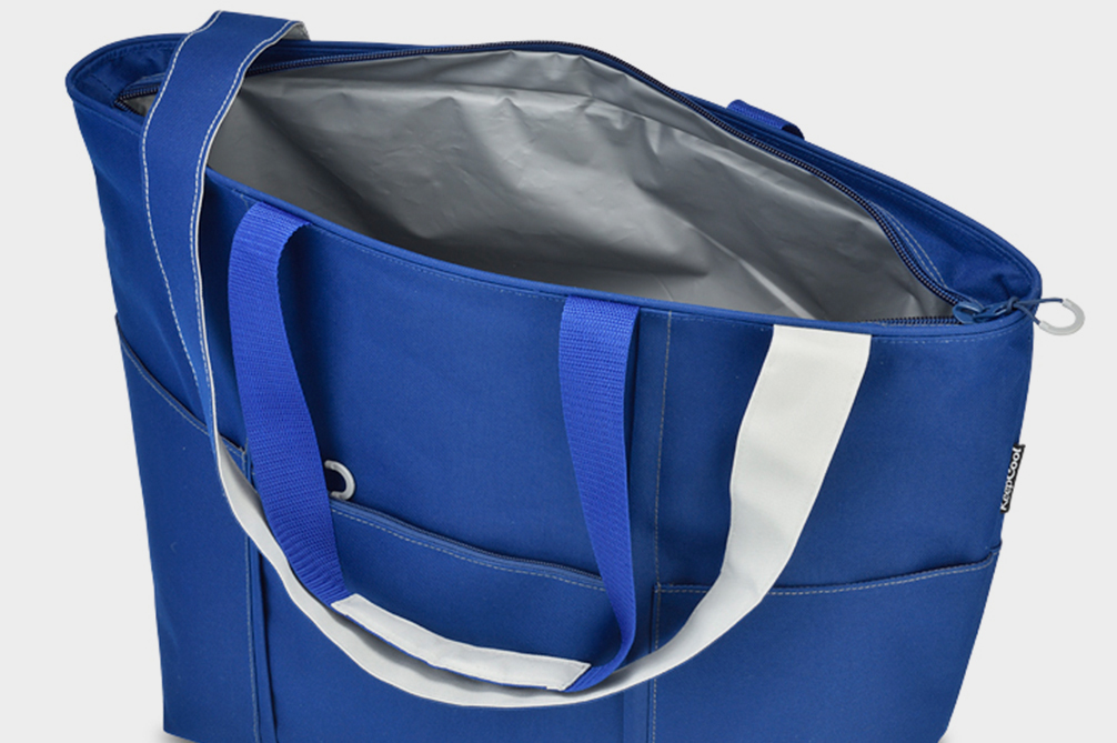 Bright Blue Cooler Tote Bag